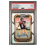 2022 PANINI PRIZM #301 KENNY PICKETT SIGNED PSA 9