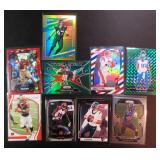 Nine (9) Football Cards incl. CJ Stroud, AJ Green