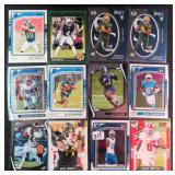 Twelve (12) Football (RCs) incl. (2) Jayden Reed,