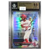 2017 Bowman Refractors Jo Adell Beckett 9.5