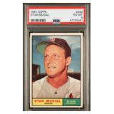 1961 TOPPS #290 STAN MUSIAL PSA 6