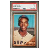 1962 TOPPS #25 ERNIE BANKS PSA 3
