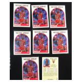 Eight (8) Michael Jordan Basketball Cards