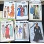 SIX (6) Vintage Clothing Patterns