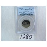 (7) 2001-S Kentucky Quarter PCGS Graded PR69 DC