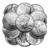 (1) Random Pull One Troy Ounce .999 Fine Silver