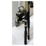 Three (3) Rods and Reels, All 7