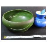Pottery Bowl and Vase