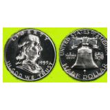 1959 Franklin Half Dollar NGC Proof-69 $825 Guide