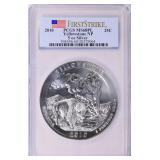 2010 ATB 5 oz. Silver Quarter Yellowstone PCGS