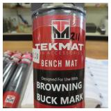 Unused Tekmat Bench Mat, Browning Buck Mark