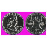 1959 Franklin Half Dollar NGC Proof-69, $825 NGC