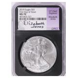 2019 $1 Silver Eagle First Day of Issue NGC MS-70