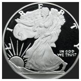 1/4 oz Walking Liberty Silver Bullion Round