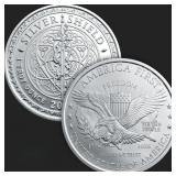 1 oz America First Type 1 Silver Bullion Round