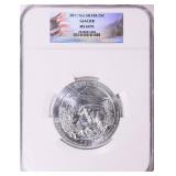 2011 ATB 5 oz. Silver Quarter Glacier NGC MS-69 PL