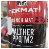 Unused Tekmat Bench Mat, Walther PPQ M2