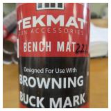 Unused Tekmat Bench Mat, Browning Buck Mark