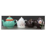 Four (4) Tea Pots