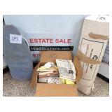 Quilting Frame, Ironing Board, Material