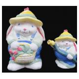 Bunny Rabbit Tea Pot and Cookie Jar