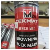 Unused Tekmat Bench Mat, Browning Buck Mark