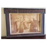 14"x19" Antique Painted Grain Frame with Photo