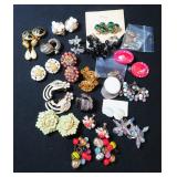 WE SHIP: Costume Jewelry Clip-On Earrings