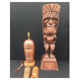 United Airlines Tiki decor lot