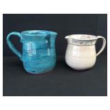 Cobalt Georgetown Pottery pitcher mixed lot