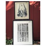 Naval research etching mixed lot