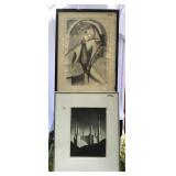Abstract etching lot