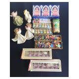 Vintage hand carved angels, Avon little choir boys