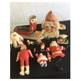 Vintage Santa lot one