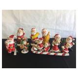 Ceramic Santa lot