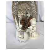 Sacraft W Germany Christmas figurines lot