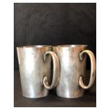 Antique Randolph Penny silver tankards