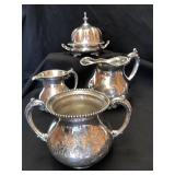 Quadruple silver plate mixed lot