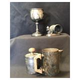 Hall Miller & Company quadruple plate mixed lot