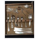 Sterling assorted flatware and pieces lot