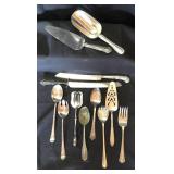 Sheffield Silver plate serving lot 1