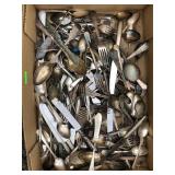 Silver plate large mixed stemware lot