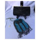 Beaded flapper bag mixed lot