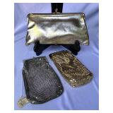 Whiting and Davis mesh bag mixed lot