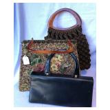 Vintage Lucite handle bags