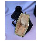Art deco satin evening bags
