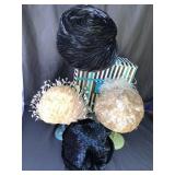Vintage feather hat lot