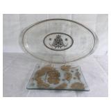 Georges Briard Turtle dove platter mixed lot
