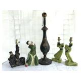 Asian lamp lot.