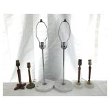 Bakelite lamps mixed lot